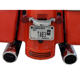 CHROME EXHAUST MUFFLERS TAB SLIP-ON B.A.M. 4.5" HARLEY DAVIDSON FLH FLT TOURING 2017-2025