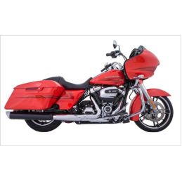 POT DÉCHAPPEMENTS TAB SLIP-ON B.A.M. 4" NOIR HARLEY DAVIDSON FLH FLT TOURING 2017-2025