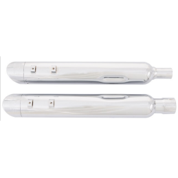 POT DÉCHAPPEMENTS TAB SLIP-ON B.A.M. 4" CHROME HARLEY DAVIDSON FLH FLT TOURING 2017-2025