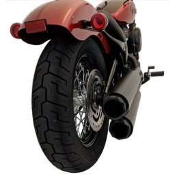 AUSPUFFANLAGEN SLIP-ON TAB PERFORMANCE LONG SCHWARZ HARLEY DAVIDSON SOFTAIL 2018-2021