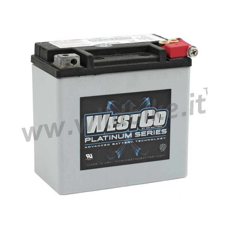 BATTERIE WESTCO AGM PLATINUM 12Ah CCA 200 HARLEY DAVIDSON XL SPORTSTER 04-21