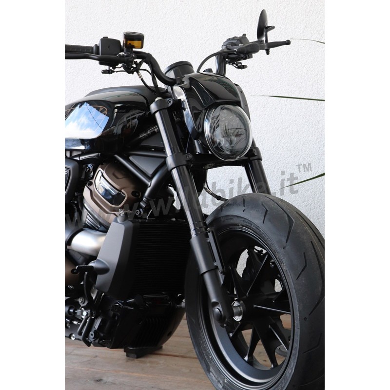 SCHEINWERFERMASKE CULT WERK NRS STYLE 2 SCHWARZ HARLEY DAVIDSON RH 1250 S ABS SPORTSTER 21-24