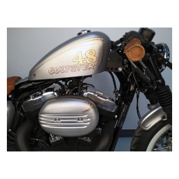 ABDECKUNG LUFT FILTER SCHWARZ CULT WERK FINNED HARLEY DAVIDSON XL SPORTSTER 04-21