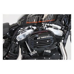 COUVERCLE FILTRE A AIR CULT WERK FINNED NOIR BRILLANT HARLEY DAVIDSON XL SPORTSTER 04-21