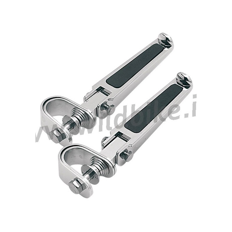 PEDANE RUBBER CLAMP PER BARRE PARAMOTORE DA 1" 1/4