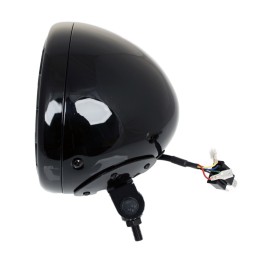 HEADLIGHT 7.5" 190 MM MULTI PROJECTOR HALO RING 13 LED EU APPROVED FOR MOTORCYCLE