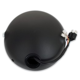 PHARE CENTRAL SLIM 7,5" 190 MM MULTI 10 LED ANGEL EYE EU APPROUVÉ MOTORCYCLE