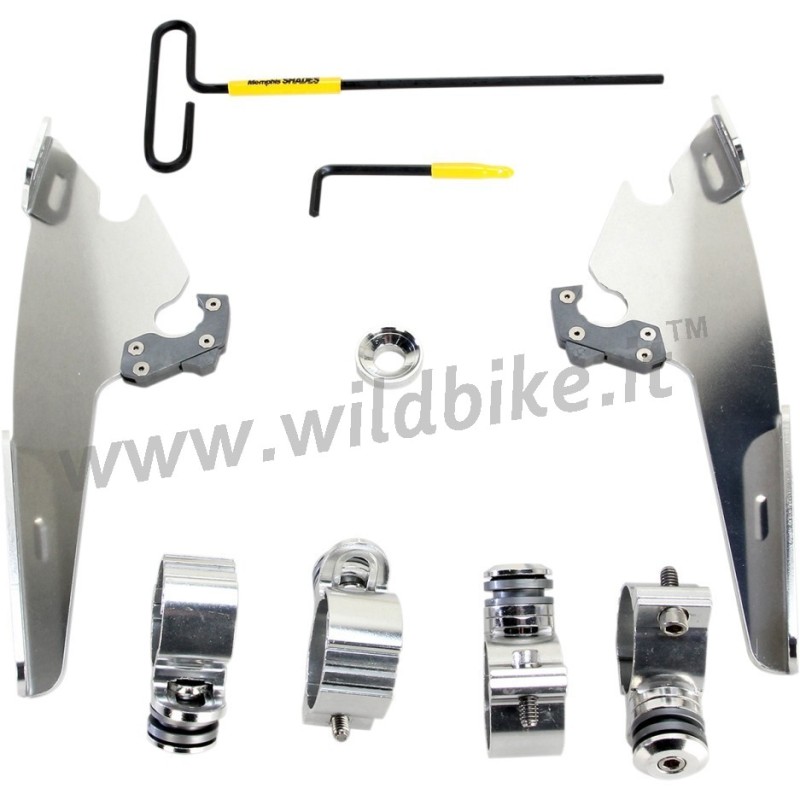 STAINLESS STEEL QUICK RELEASE KIT HARLEY DAVIDSON XL 883/1200 SUPERLOW 11-19
