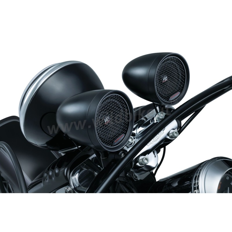 BLACK SPEAKER PODS KURYAKYN ROAD THUNDER® BLUETOOTH MOTORCYCLE AND HARLEY DAVIDSON