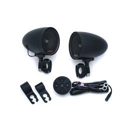 BLACK SPEAKER PODS KURYAKYN ROAD THUNDER® BLUETOOTH MOTORCYCLE AND HARLEY DAVIDSON