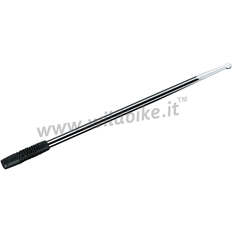 ANTENNA BILLET ALUMINIUM 12" DUAL FUNCTION 2-TONE HARLEY DAVIDSON FLH FLT TOURING 1989-2020