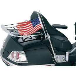 AMERIKANISCHE FLAGGE AUKTION MIT ANTENNENHALTERUNG MOTORRAD