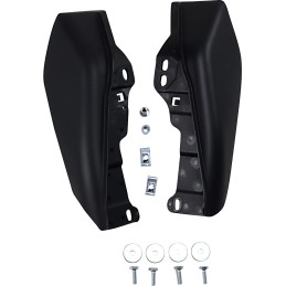 PROTECTEURS DE CHALEUR NOIR SUR LE CADRE 58002-09A HARLEY DAVIDSON FLH FLT TOURING 2009-2016