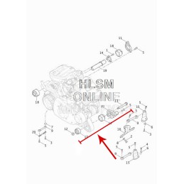 KIT SUPPORT D'ISOLATEUR AVANT MOTEUR SILENT BLOCK HARLEY DAVIDSON XL SPORTSTER 04-21