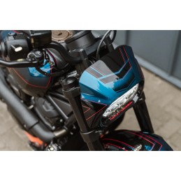 MASQUE DE PHARE KILLER CUSTOM AGGRESSOR NOIR HARLEY DAVIDSON RH 1250 S SPORTSTER 2021-25