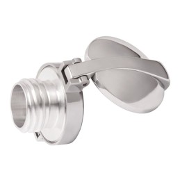 TAPPO DA SERBATOIO ALLUMINIO LUCIDO STILE MONZA HARLEY DAVIDSON XL SPORTSTER 1996-2022