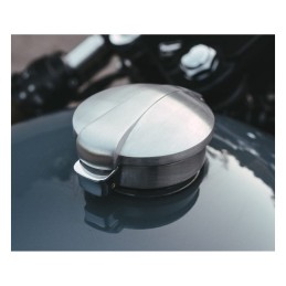 BOUCHON DE RÉSERVOIR ALUMINIUM BROSSÉ MONZA STYLE HARLEY DAVIDSON XL SPORTSTER 1996-2022