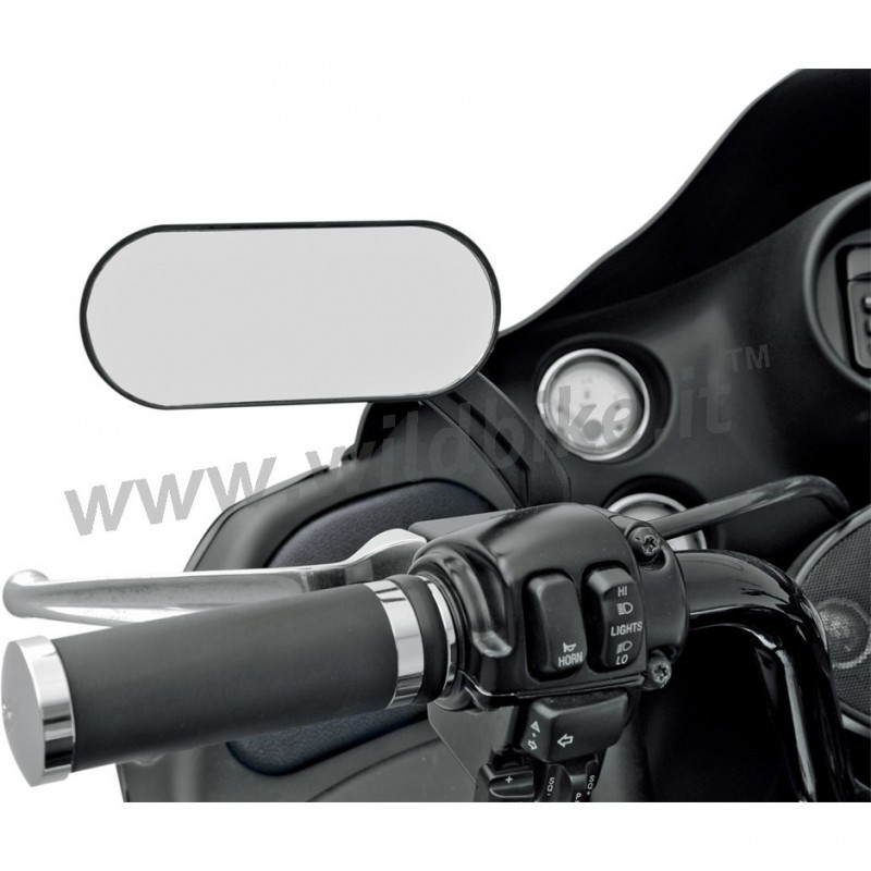 SPECCHIETTO DON HOTOP NERO MOTO CUSTOM E HARLEY DAVIDSON 