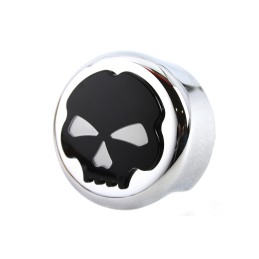 HORN COVER SKULL CHROME FOR HARLEY DAVIDSON XL SPORTSTER AND TWIN CAM