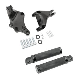 KIT SUPPORTI NERI ATTACCO PEDANE PASSEGGERO HOTOP HARLEY DAVIDSON XL SPORTSTER 14-21