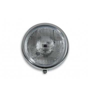 FARO CENTRALE GRANDE CROMATO 7"/180 MM. MOTO CUSTOM E HARLEY