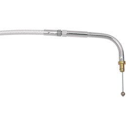 CAVO ACCELLERATORE GAS IN ACCIAIO CHROMITE 51,5 "131 CM HARLEY DAVIDSON TWIN CAM 96-17