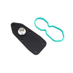 KIT RACCORDO ADATTATORE NERO PER CONVERSIONE SERBATOIO HARLEY DAVIDSON XL SPORTSTER 07-21