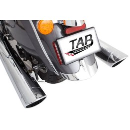 AUSPUFFANLANGEN TAB PERFORMANCE SLIP-ON 4" B.A.M. SOFT CHROM INDIAN TOURING 2014-2021