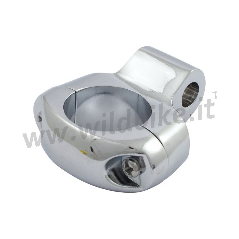 CLAMP ADAPTER MILLER CHROME MIRRORS FOR HARLEY DAVIDSON
