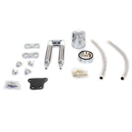 KIT REFROIDISSEUR D'HUILE DOUBLE CHROME HARLEY DAVIDSON XL SPORTSTER 2004-2013