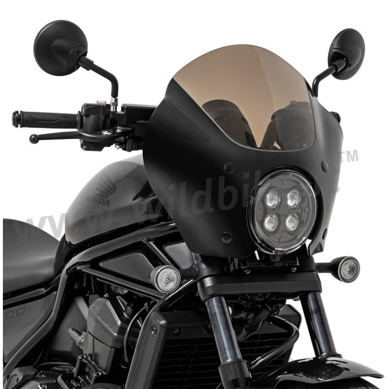 WINDSHIELD BLACK GAUNTLET FAIRING HONDA CMX 1100 ABS REBEL 21-22