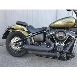 AUSPUFF MCJ BIG SHORT 90 EU ZUGELASSEN SCHWARZE HARLEY DAVIDSON SOFTAIL M-EIGHT 18-22
