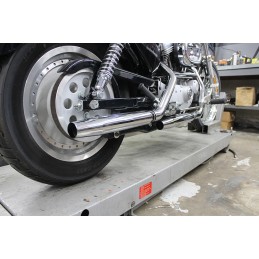 MUFFLERS EXHAUSTS 3" SLIP-ON TAPERED CHROME HARLEY DAVIDSON XL SPORTSTER 1986-2003