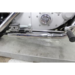 AUSPUFF SCHALLDÄMPFER 3" SLIP-ON TAPERED VERCHROMT HARLEY DAVIDSON XL SPORTSTER 1986-2003