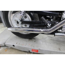 AUSPUFF SCHALLDÄMPFER 3" SLIP-ON TAPERED VERCHROMT HARLEY DAVIDSON XL SPORTSTER 1986-2003