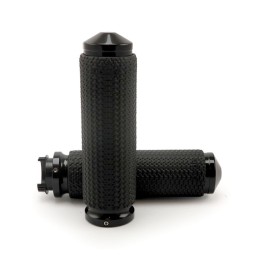 GRIPS AVON AIR MEMORY FOAM LARGE BLACK 1" 25 MM FOR CUSTOM MOTORCYCLE