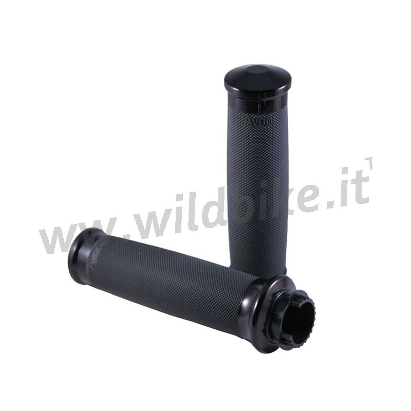 POIGNEES AVON CUSTOM CONTOUR  1" 25 MM NOIR CUSTOM MOTO