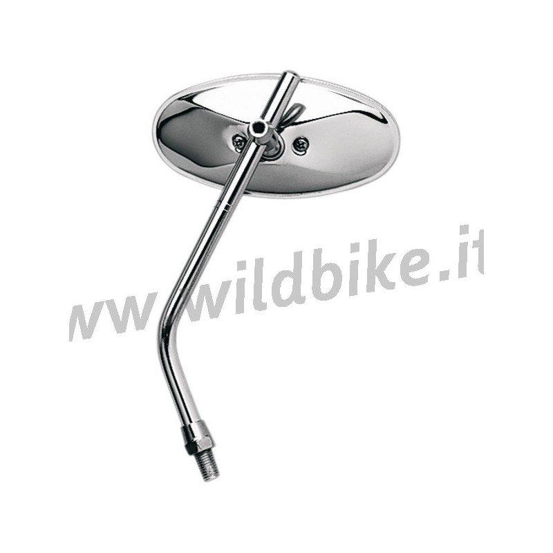 SPECCHIETTO OVALE CHOPPER UNIVERSALE MOTO CUSTOM