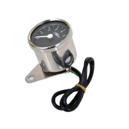 ELEKTRONISCHEN MINI TACHOMETER STAHL 60 MM FUND SCHWARZ HONDA VT 750 C4 SHADOW 04-07