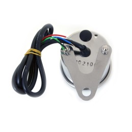CONTAGIRI ELETTRONICO MINI QUADRANTE NERO 60 MM ACCIAIO CUSTOM YAMAHA XVS 650/1100 DRAGSTAR
