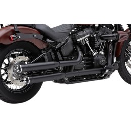 AUSPUNFFANLAGEN COBRA RPT 3" SLIP-ON SCHWARZEN HARLEY DAVIDSON SOFTAIL 2018-2024