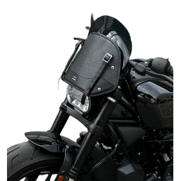 WINDSCHUTZSCHEIBE SCHWARZES LEDER MCJ FÜR HARLEY DAVIDSON RH 1250 S ABS SPORTSTER 21-22