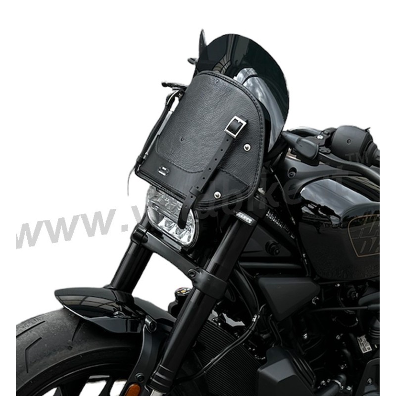 WINDSHIELD FAIRING BLACK LEATHER MCJ FOR HARLEY DAVIDSON RH 1250 S ABS SPORTSTER 21-22