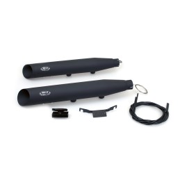 EXHAUSTS MUFFLERS MCJ RACE 90 2INTO2 SLIP-ON EU APPROVED HARLEY DAVIDSON SOFTAIL 2018-2024