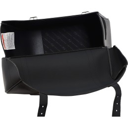 BORSE LATERALI IN PELLE HIGHWAYMAN CLASSIC JUMBO MOTO CUSTOM E HARLEY DAVIDSON