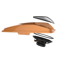 KIT COPERCHI HOGTUNES PER BORSE CON DIFFUSORI 6"X 9" 200W HARLEY DAVIDSON FLH FLT TOURING 14-22