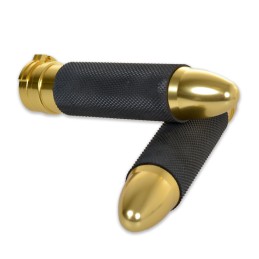 GRIFFE ALUMINIUM BULLET GOLD FÜR HARLEY DAVIDSON MOTORRÄDER 80-21