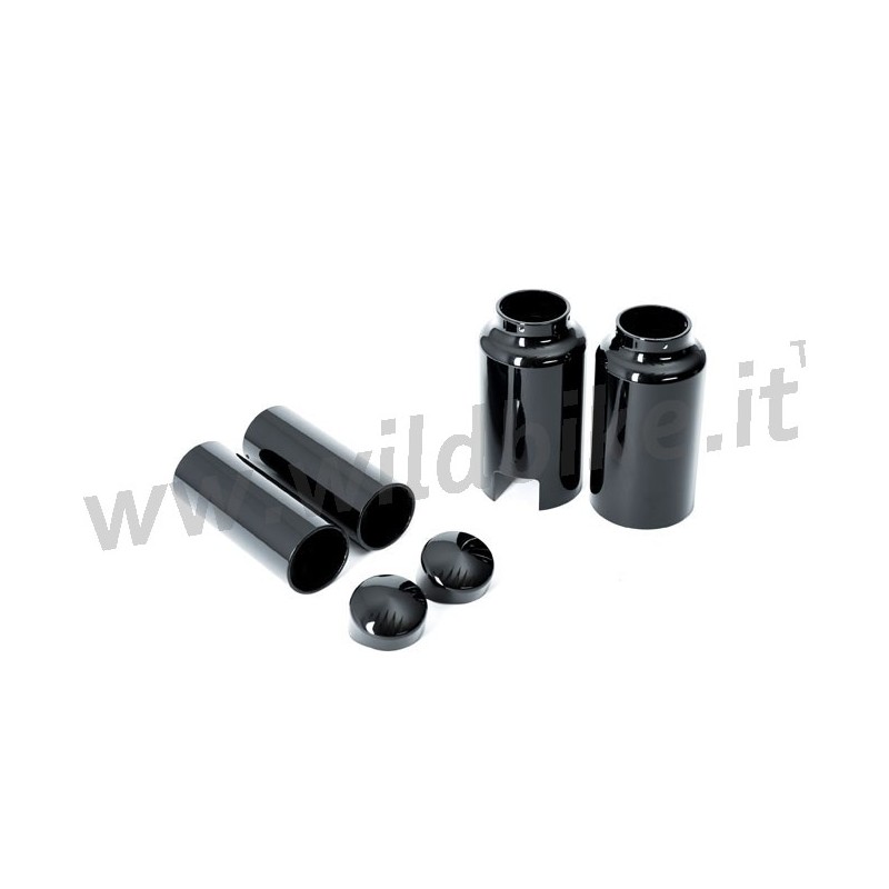SET COPRI FORCELLA AGGRESSOR NERO HARLEY DAVIDSON SOFTAIL FXBR BREAKOUT 2018-2026