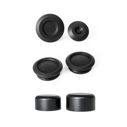 SET DE COUVERCLES DE PIVOT D'ESSIEU COMPLET NOIR HARLEY DAVIDSON RH 1250 S ABS SPORTSTER 21-22