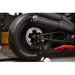 FULL AXLE PIVOT COVER SET BLACK HARLEY DAVIDSON RH 1250 S ABS SPORTSTER 21-24